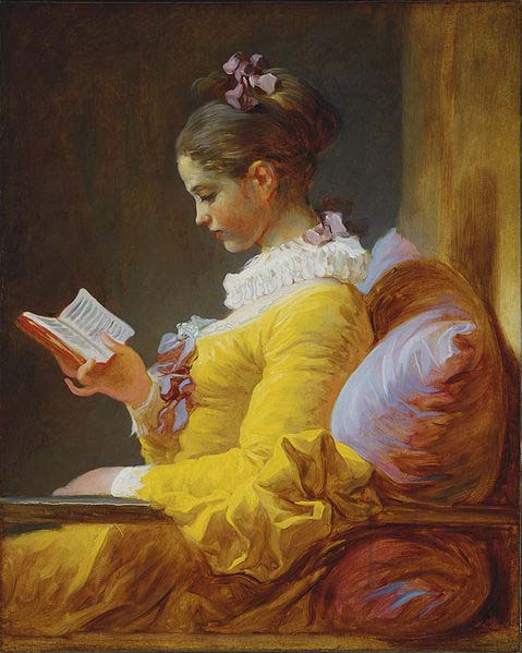 A Young Girl Reading